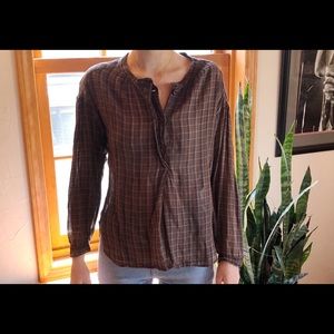 Isabel Marant Plaid blouse